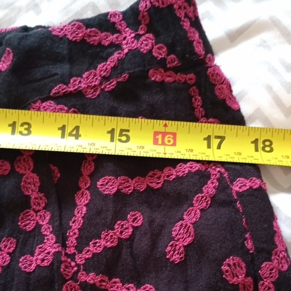 Free People Ankle Jeans with‎ Pink Pattern - Picture 9 of 11